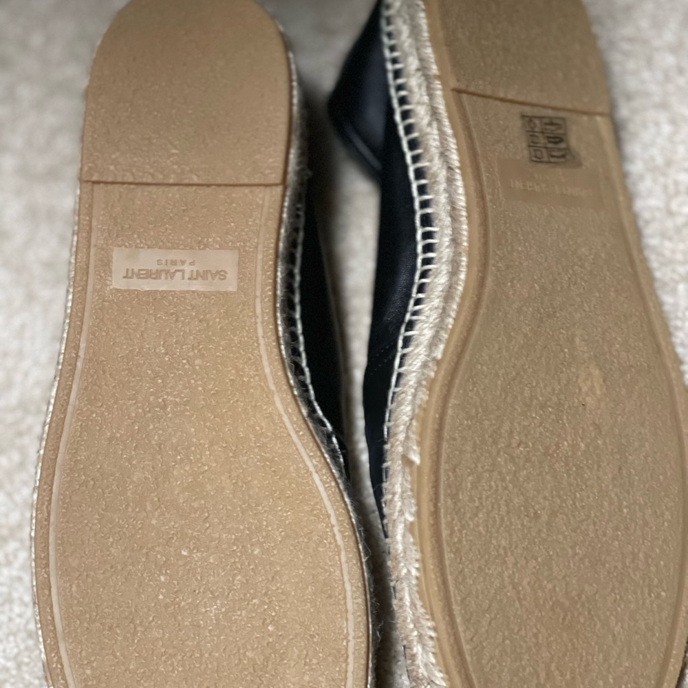 Saint Laurent Monogram Espadrilles in smooth leather (New /Great condition) - Picture 5 of 5
